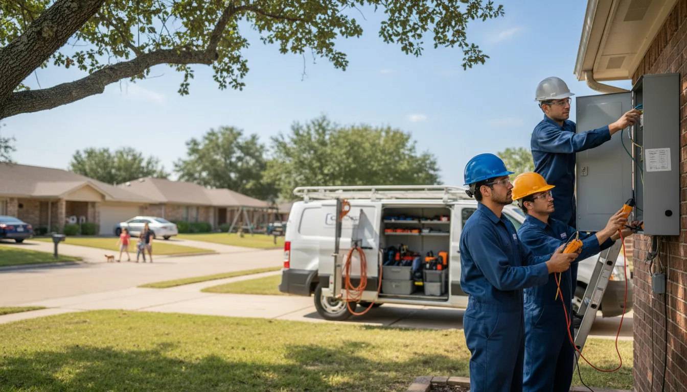 Certified electrician providing emergency electrical services in Fargo, OK